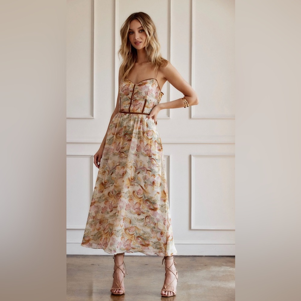 SOLD Brand new, in package, Ruby Floral Maxi Dress from 12th Tribe.
